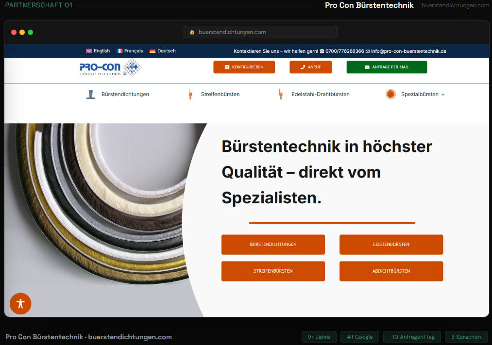 Partnerschaft Pro Con Bürstentechnik Partnerschaft Pro Con Bürstentechnik
